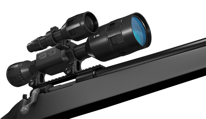 美国ATN X-SIGHT 4K PRO 3-14X 高清日夜两用夜视瞄准镜 WIFI GPS-2